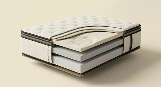 3D image of orthopedic mattress