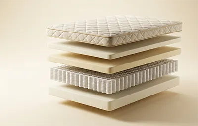 ساختار لایه‌های تشک طبی تولیدی تشک فغانی